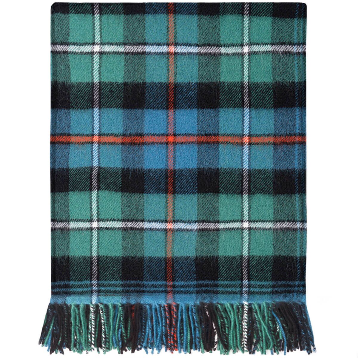 MacKenzie Ancient Tartan Lambswool Blanket